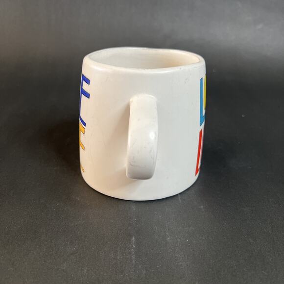 Queer Eye Love Is Love Mug – White Ceramic Cup with Rainbow Text, Pride Gift - Picture 2 of 6